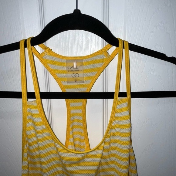 Calia by Carrie Underwood Move Striped Tank | Size Small - Picture 5 of 8